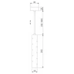 Подвесной светильник Elektrostandard Bong 50214/1 LED