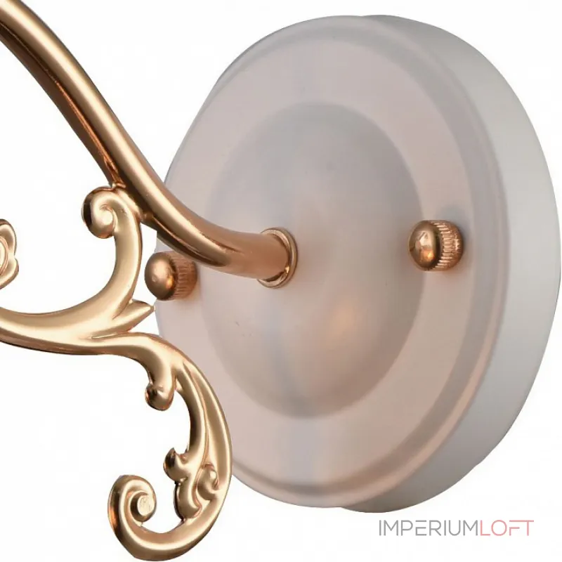 Бра Arte Lamp 7072 A7072AP-1WG Цвет арматуры золото Цвет плафонов белый
