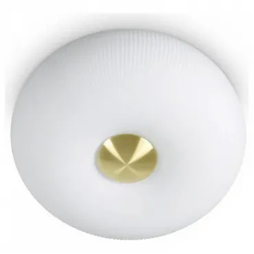 Накладной светильник Ideal Lux Arizona ARIZONA PL2 Цвет арматуры латунь Цвет плафонов белый