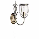 Бра Arte Lamp Salvador A6351AP-1AB Цвет арматуры бронза Цвет плафонов прозрачный