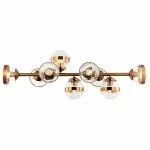 Подвесной светильник Stilfort Sogno 2134/05/09P Цвет плафонов прозрачный Цвет арматуры золото от ImperiumLoft