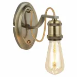 Бра Arte Lamp A2985AP-1AB Цвет арматуры бронза Цвет плафонов белый