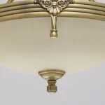 Подвесной светильник MW-Light Афродита 1 317010303 Цвет арматуры бронза Цвет плафонов кремовый от ImperiumLoft