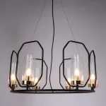 Подвесная люстра Arte Lamp Celaeno A7004SP-6BK Цвет арматуры Черный Цвет плафонов Неокрашенный