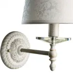 Бра Arte Lamp Granny A9566AP-1WG Цвет арматуры золото Цвет плафонов белый