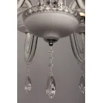 Подвесная люстра Omnilux Salerno OML-34403-08 Цвет арматуры хром Цвет плафонов прозрачный от ImperiumLoft