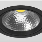 Встраиваемый светильник Lightstar Intero 111 i81607 Цвет арматуры черно-белый