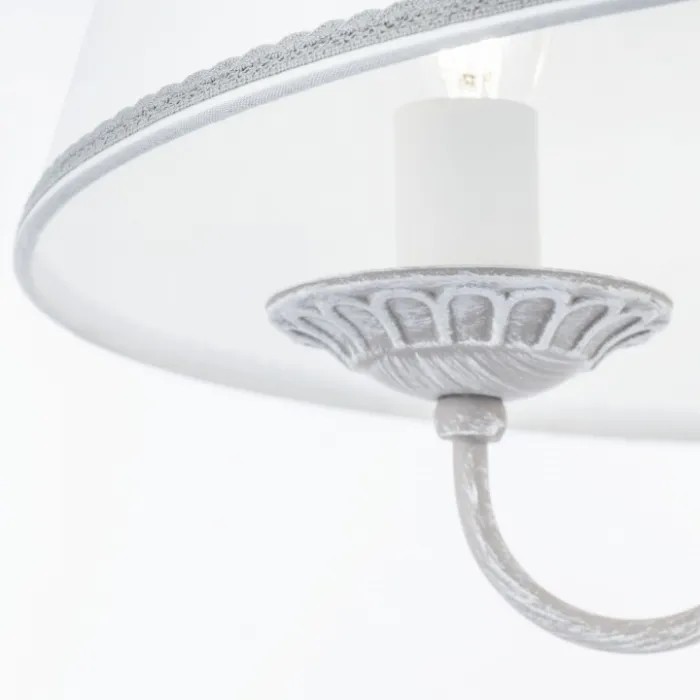 Подвесной светильник Maytoni Bouquet ARM023-PL-03-S Цвет арматуры серый Цвет плафонов белый от ImperiumLoft