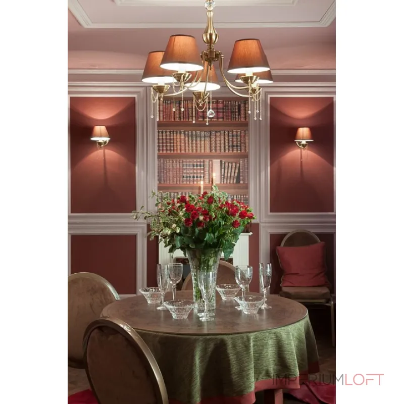 Подвесная люстра Maytoni Chester RC0100-PL-05-R  Подвесная люстра Maytoni Chester RC0100-PL-05-R