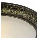 Накладной светильник Arte Lamp Torta A7163PL-3AB Цвет арматуры бронза Цвет плафонов белый от ImperiumLoft