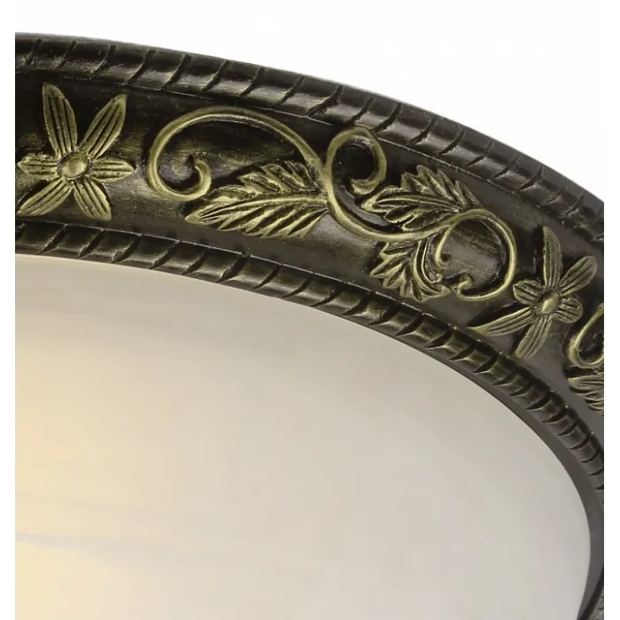 Накладной светильник Arte Lamp Torta A7163PL-3AB Цвет арматуры бронза Цвет плафонов белый от ImperiumLoft