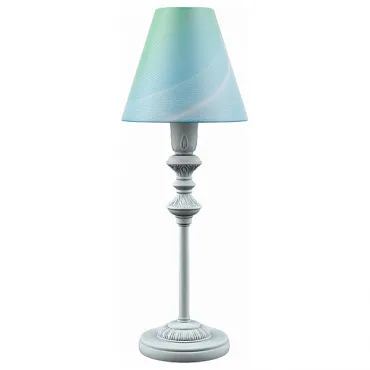 Настольная лампа декоративная Lamp4You Classic 16 E-11-G-LMP-O-18 Цвет плафонов голубой от ImperiumLoft