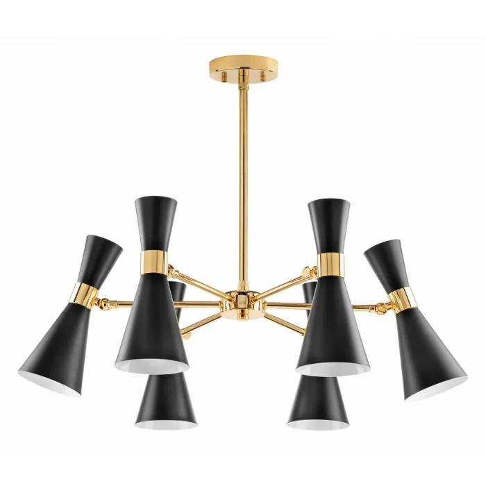Люстра на штанге Lightstar Dumo 816067 Цвет плафонов золото Цвет арматуры золото от ImperiumLoft