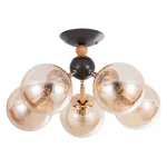 Потолочная люстра Arte Lamp Boston A4485PL-5BK
