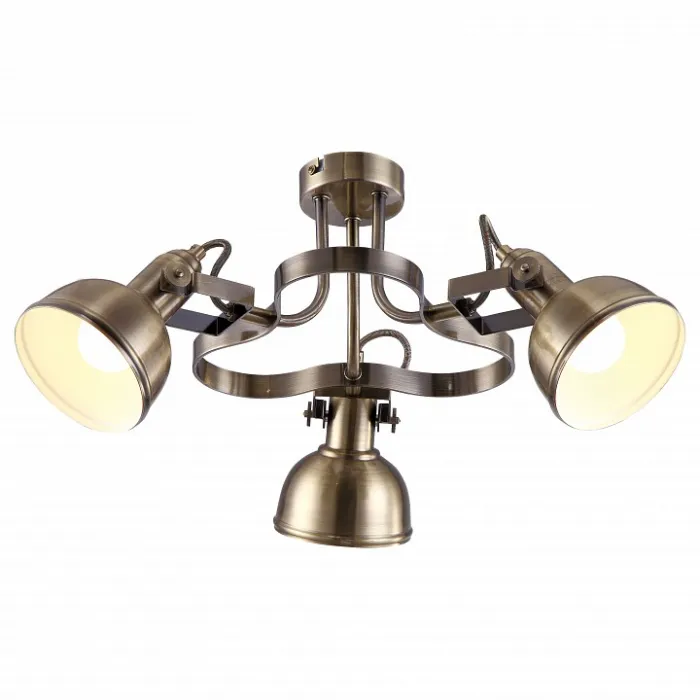 Люстра на штанге Arte Lamp Martin A5216PL-3AB Цвет арматуры бронза Цвет плафонов бронза от ImperiumLoft