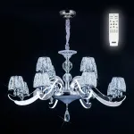 Подвесная люстра Citilux Eletto Montserrat EL338P12 Цвет плафонов белый Цвет арматуры хром от ImperiumLoft