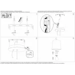 Подвесной светильник Ideal Lux Bistro BISTRO' SP1 SQUARE AMBRA 