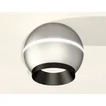 Накладной светильник Ambrella Xs1103 XS1103001 Цвет арматуры серебро Цвет плафонов черный