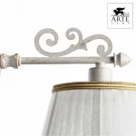 Бра Arte Lamp Jess A9513AP-1WG Цвет арматуры золото Цвет плафонов белый