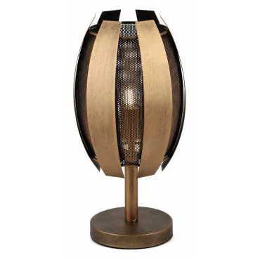 Настольная лампа декоративная Rivoli Diverto Б0044558 Цвет арматуры бронза Цвет плафонов бронза от ImperiumLoft