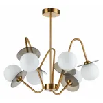 Люстра на штанге Indigo Jazz 11020/6R Brass от ImperiumLoft