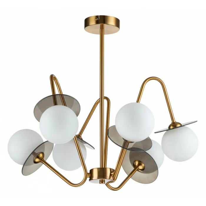 Люстра на штанге Indigo Jazz 11020/6R Brass от ImperiumLoft