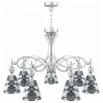 Подвесная люстра Lamp4You Eclectic 14 M2-07-CR-LMP-O-2 Цвет арматуры хром Цвет плафонов черно-белый от ImperiumLoft