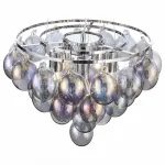 Подвесная люстра ST-Luce Sospiro SL432.703.05 Цвет плафонов серый Цвет арматуры хром от ImperiumLoft