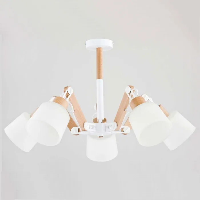 Люстра на штанге Alfa Bridge White 24305 от ImperiumLoft