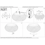 Накладной светильник Ideal Lux Pasha PASHA' PL14 CROMO