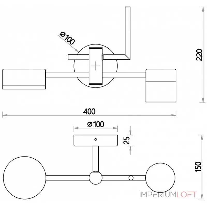 Бра Favourite Modul 4013-2W Бра Favourite Modul 4013-2W
