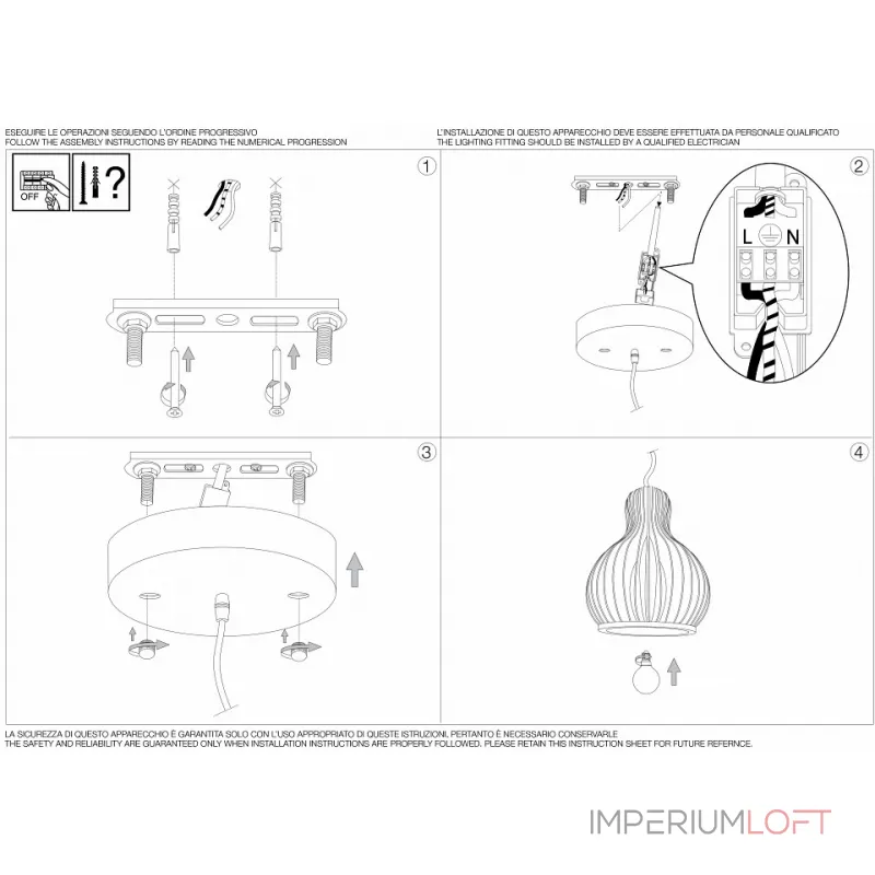 Подвесной светильник Ideal Lux Citrus-3 CITRUS-3 SP1 