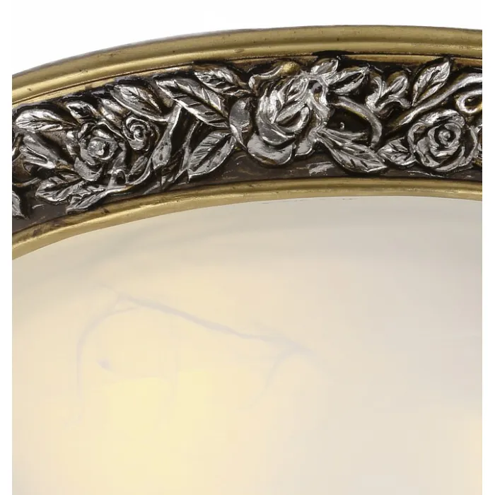 Накладной светильник Arte Lamp Torta A7142PL-2SB Цвет арматуры серебро Цвет плафонов белый от ImperiumLoft