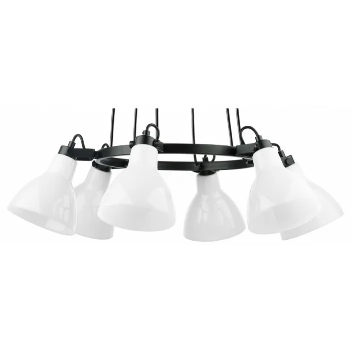 Подвесная люстра Lightstar Acrobata 761160 Цвет арматуры черный Цвет плафонов белый от ImperiumLoft