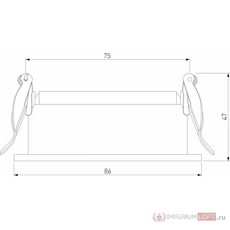 Встраиваемый светильник Elektrostandard Tune a065468 от ImperiumLoft