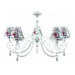 Подвесная люстра Lamp4You Classic 19 E3-05-WM-LMP-O-13-CRL-E3-05-GR-UP Цвет арматуры белый Цвет плафонов белый от ImperiumLoft