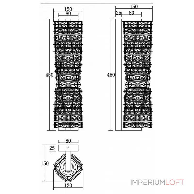 Накладной светильник Maytoni Coil MOD125WL-L6CH3K Цвет арматуры хром Цвет плафонов прозрачный от ImperiumLoft