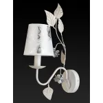 Бра TopLight Madlyn TL5630B-01WH Цвет арматуры белый Цвет плафонов серый