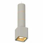 Подвесной светильник Ambrella Techno 127 XP7842010 Цвет арматуры серебро Цвет плафонов золото