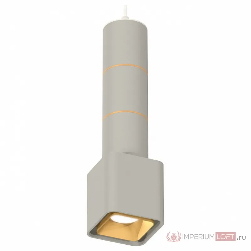 Подвесной светильник Ambrella Techno 127 XP7842010 Цвет арматуры серебро Цвет плафонов золото от ImperiumLoft
