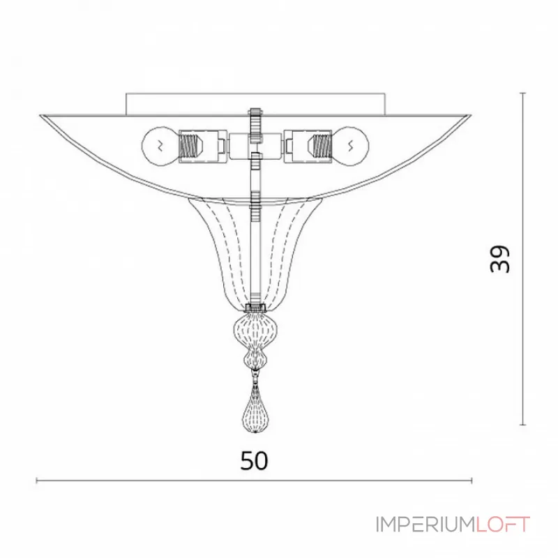 Подвесной светильник Divinare Goccia 4002/02 PL-3 