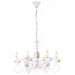 Подвесная люстра Arte Lamp Fiorato A2061LM-6WG Цвет арматуры золото Цвет плафонов белый от ImperiumLoft
