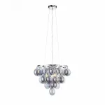 Подвесная люстра ST-Luce Sospiro SL432.703.05 Цвет плафонов серый Цвет арматуры хром от ImperiumLoft