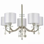 Подвесная люстра ST-Luce Katena SL1757.103.05 Цвет арматуры никель Цвет плафонов белый от ImperiumLoft