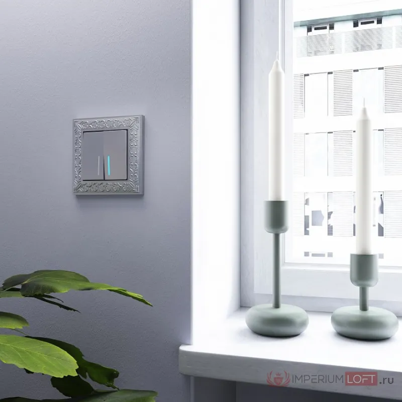 Рамка на 1 пост Werkel Antik матовый хром W0011522 от ImperiumLoft