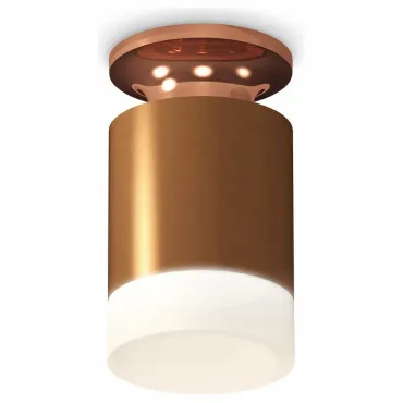 Накладной светильник Ambrella Techno Spot 220 XS6304153 Цвет арматуры бронза Цвет плафонов коричневый