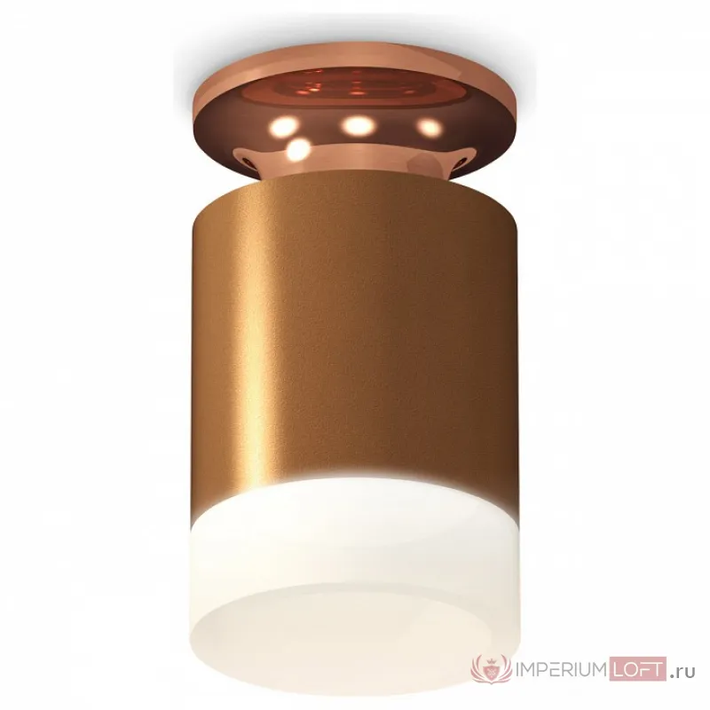 Накладной светильник Ambrella Techno Spot 220 XS6304153 Цвет арматуры бронза Цвет плафонов коричневый от ImperiumLoft