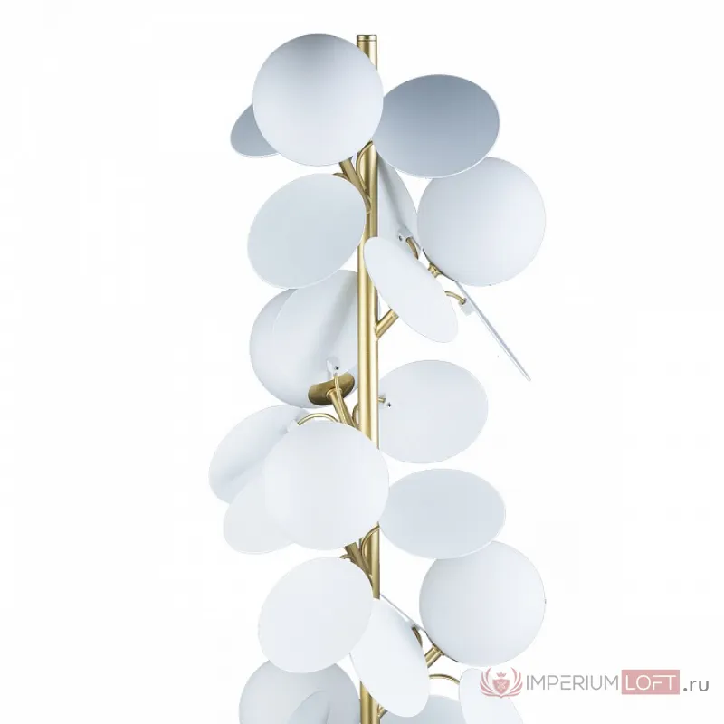 Торшер Loft it Matisse 10008F white Цвет арматуры золото Цвет плафонов белый от ImperiumLoft