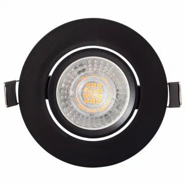 Встраиваемый светильник Denkirs DK302 DK3020-BK Цвет арматуры черный от ImperiumLoft