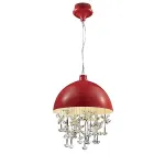 Подвесной светильник DeLight Collection Crystal Light MD2551/15 red Цвет арматуры красный Цвет плафонов красный от ImperiumLoft